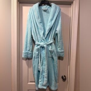 Sonoma Light Blue Faux Fur Robe